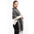 2017 factory direct sale low price fashionable fall and winter charcoal gray cashmere scarf